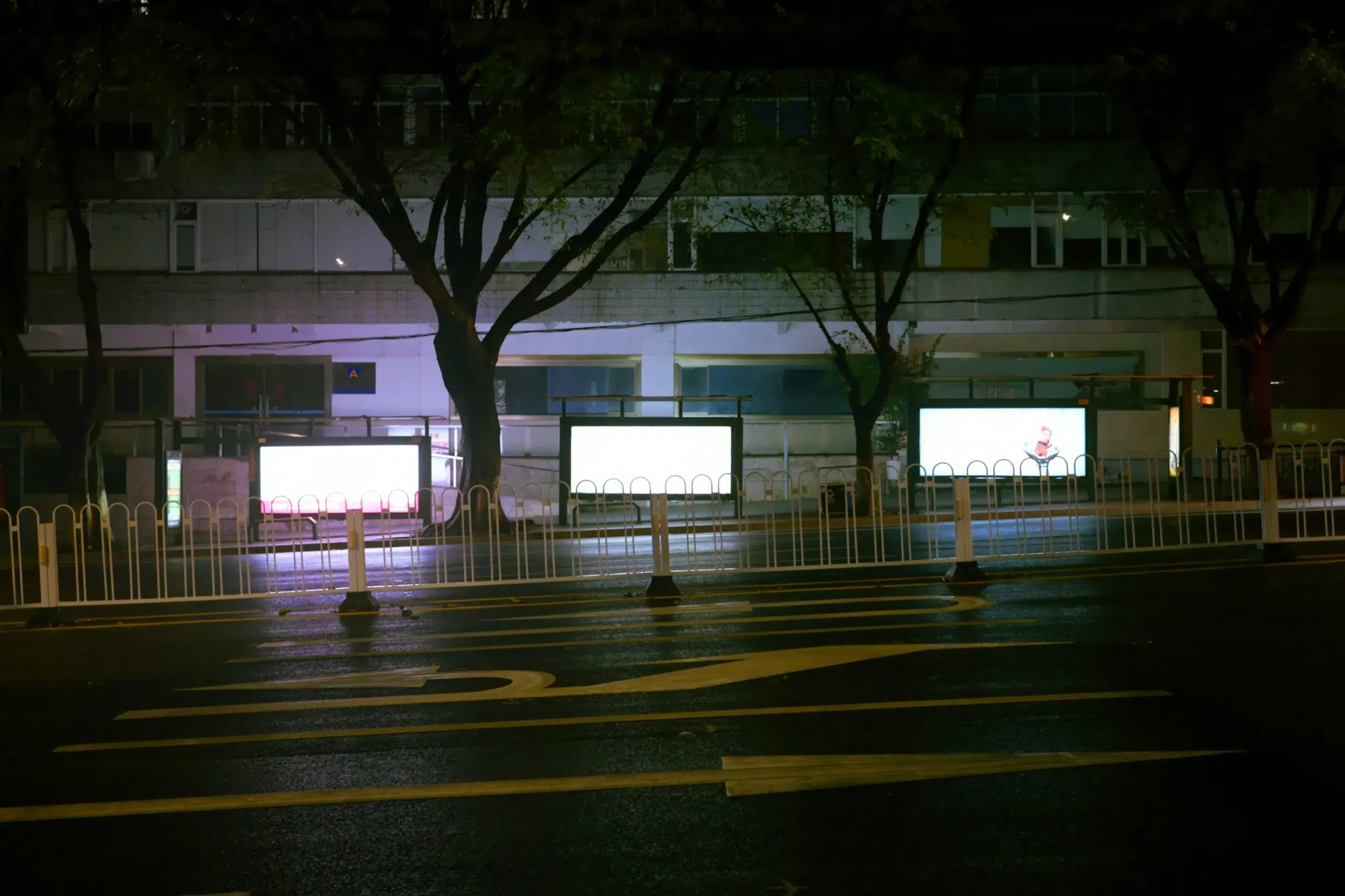 Outdoor advertising LED screens
